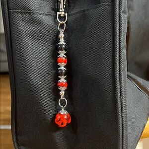 Huayruros Handmade Charm Keychain for Luck, Protection & Prosperity